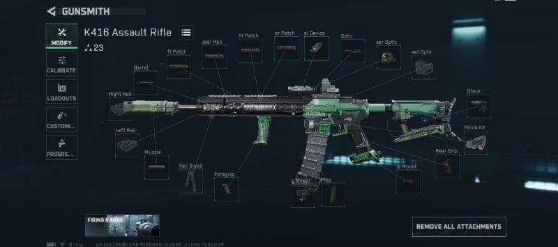 Build screenshot