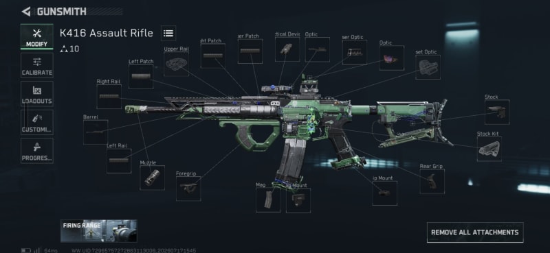 Build screenshot