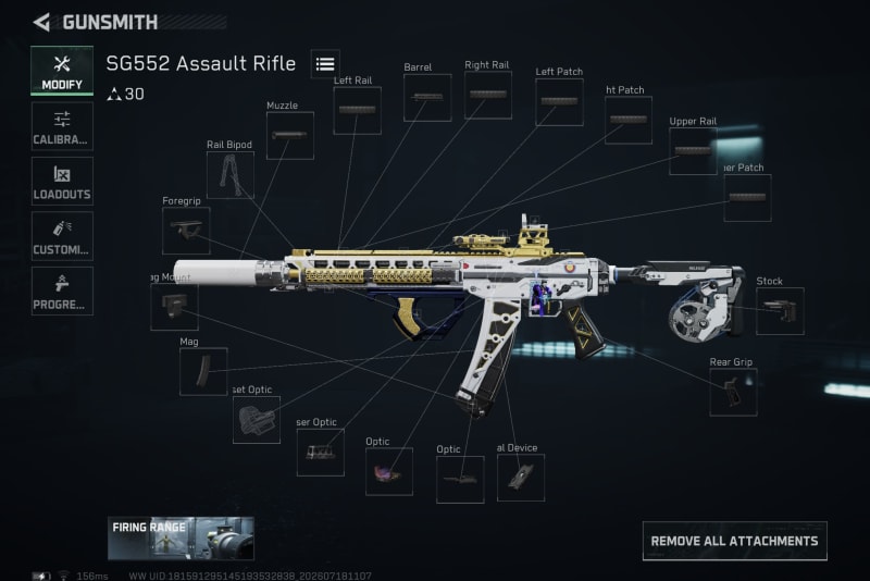 Build screenshot