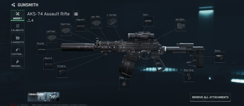 Build screenshot