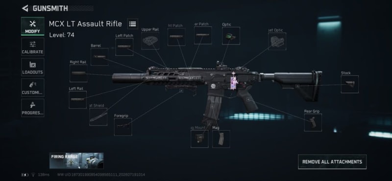 Build screenshot