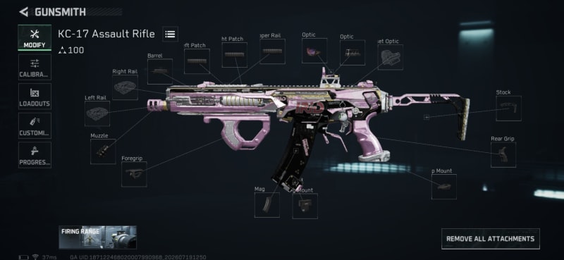 Build screenshot