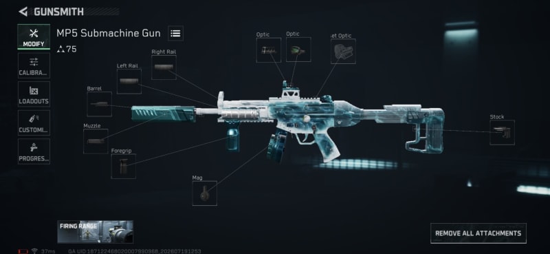 Build screenshot
