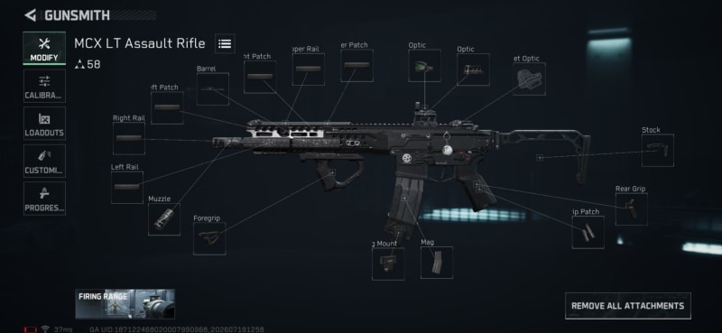 Build screenshot