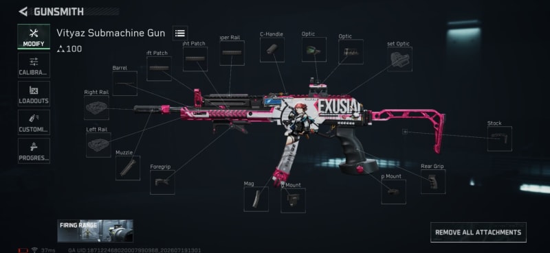 Build screenshot