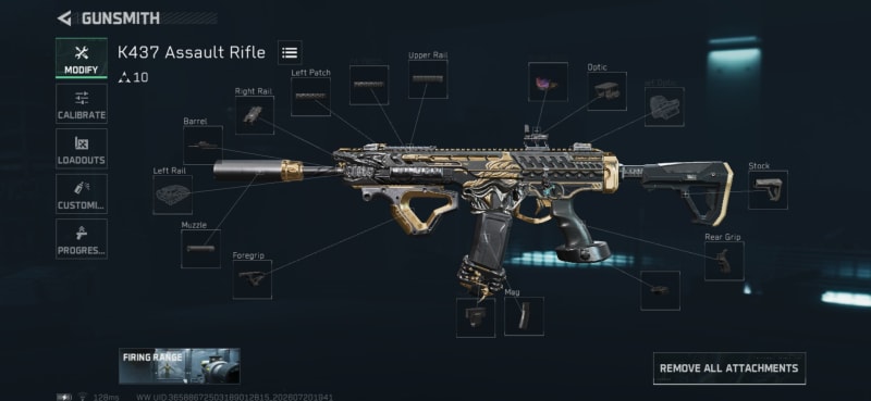 Build screenshot