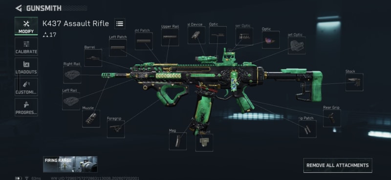 Build screenshot