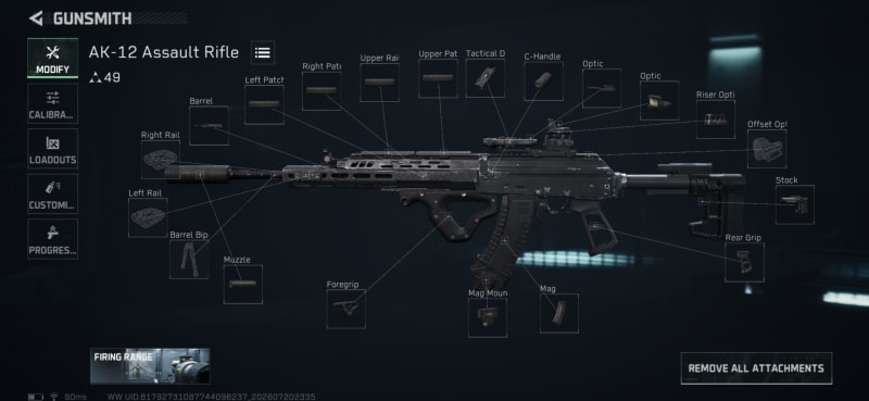 Build screenshot