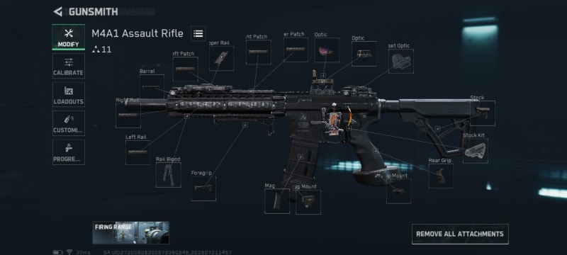 Build screenshot