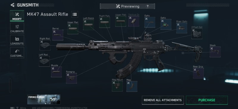 Build screenshot