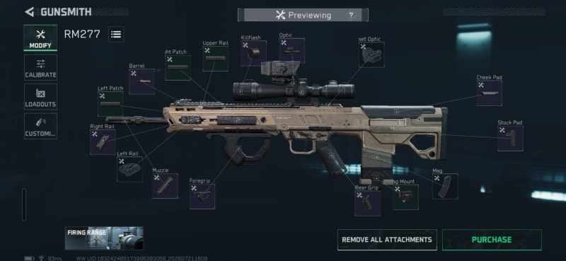 Build screenshot