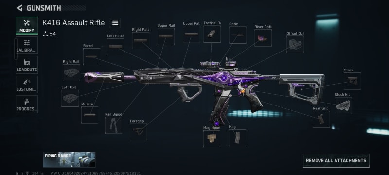 Build screenshot