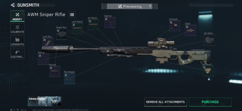 Build screenshot