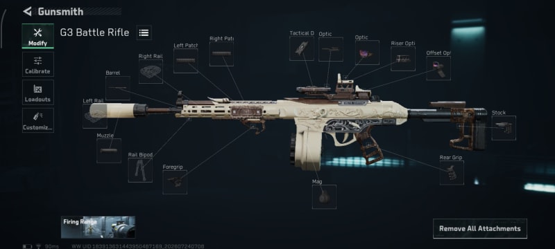 Build screenshot
