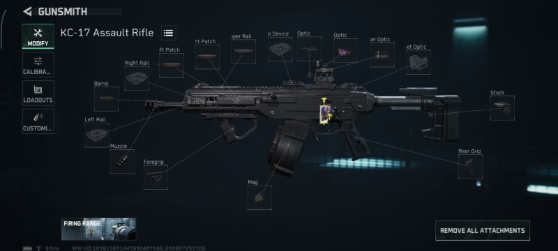 Build screenshot