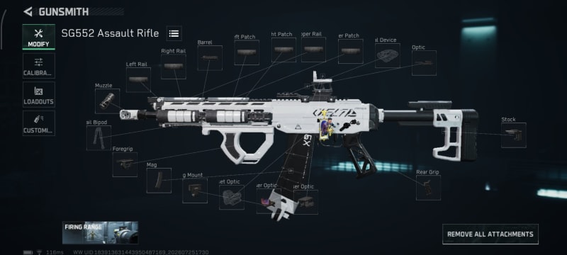 Build screenshot