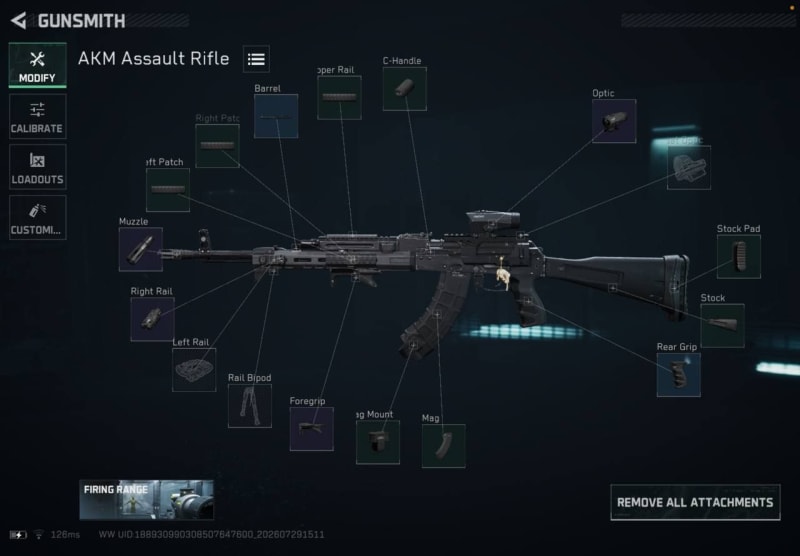 Build screenshot