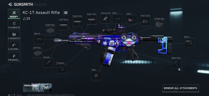 Build screenshot
