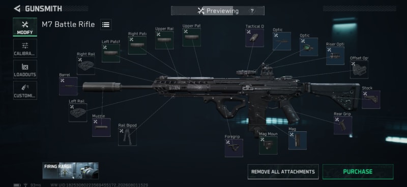 Build screenshot
