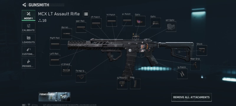 Build screenshot