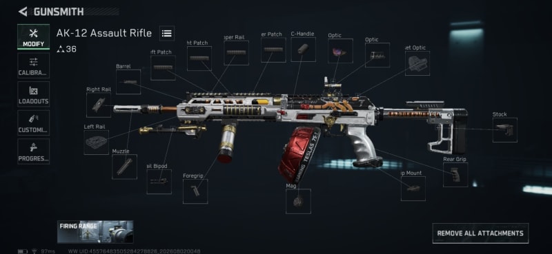 Build screenshot