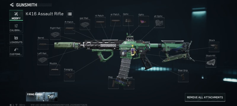 Build screenshot