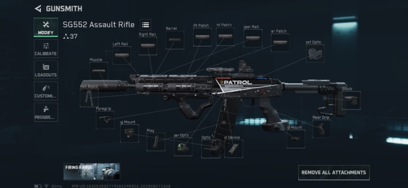 Build screenshot