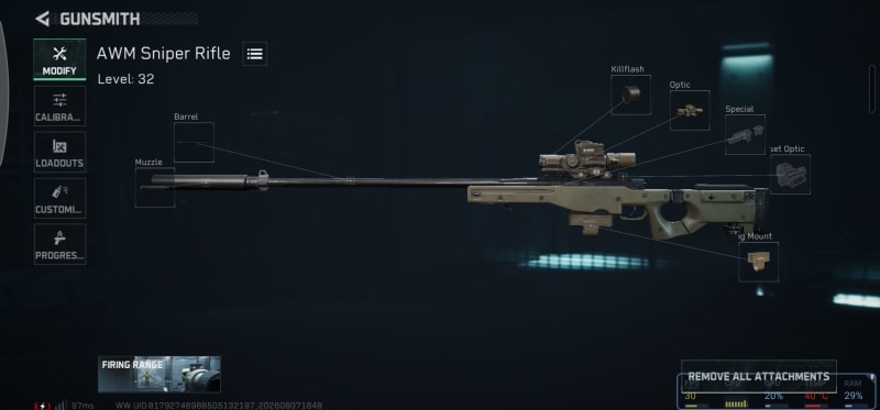 Build screenshot