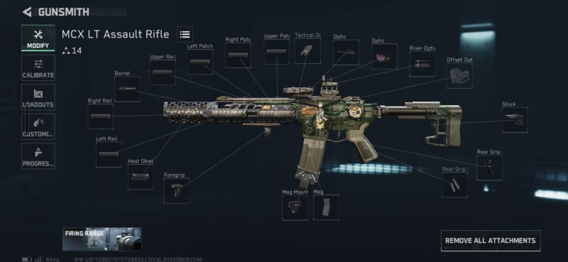 Build screenshot