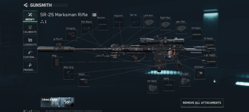 Build screenshot