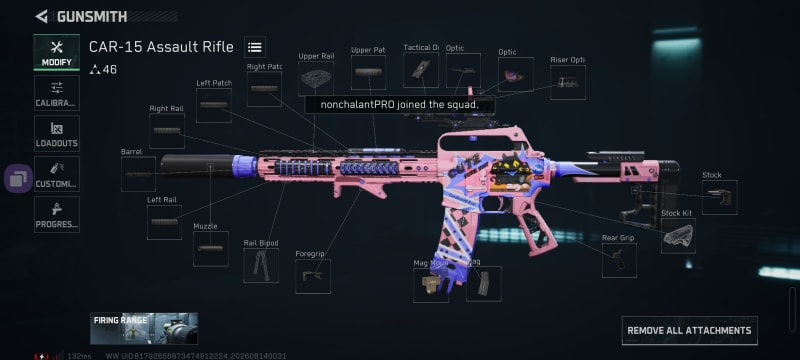 Build screenshot