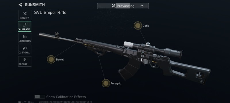 Build screenshot