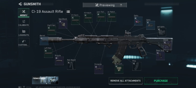Build screenshot