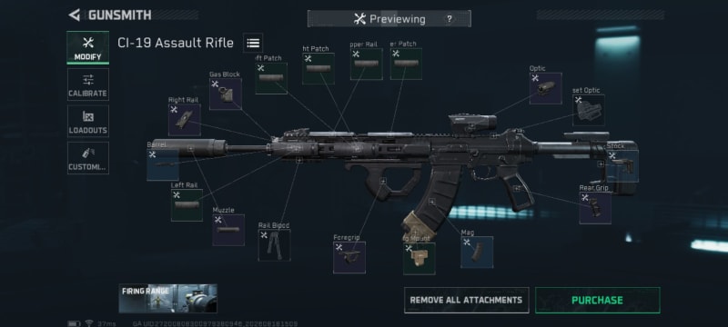 Build screenshot