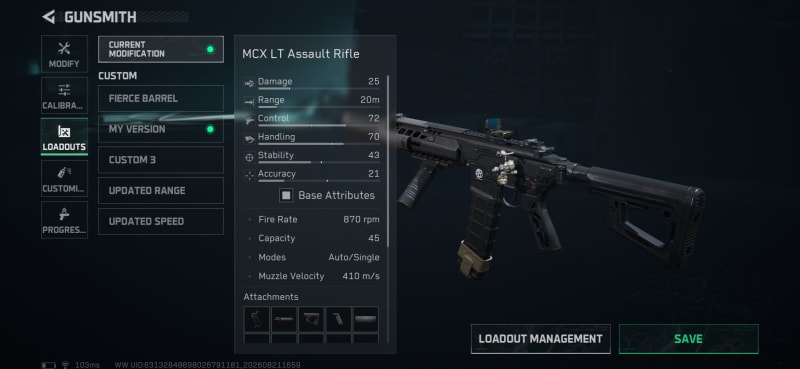 Build screenshot