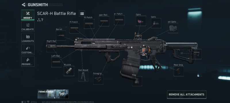 Build screenshot