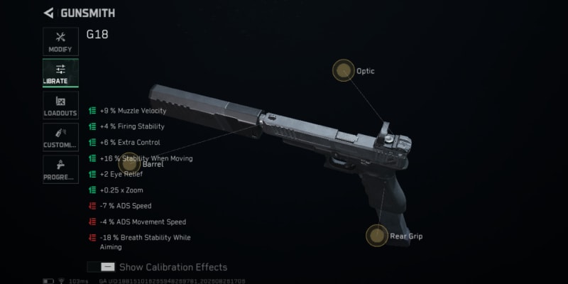Build screenshot