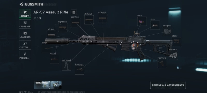 Build screenshot