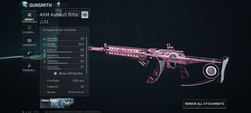 Build screenshot