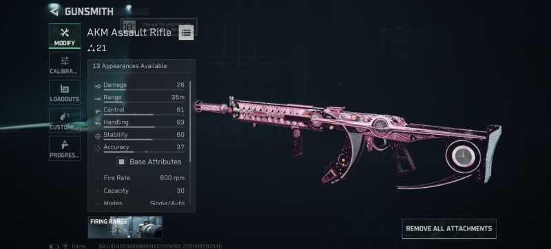 Build screenshot