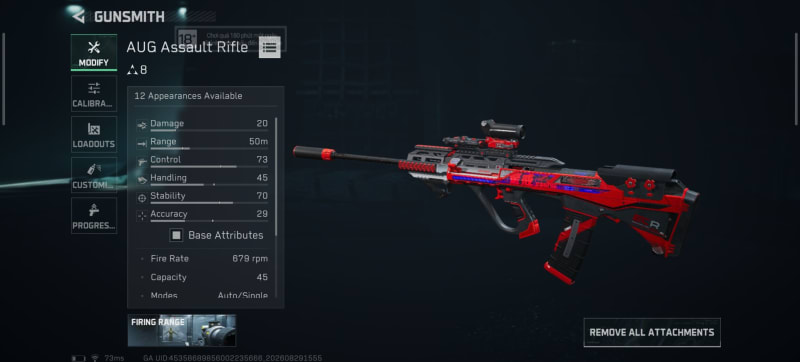 Build screenshot