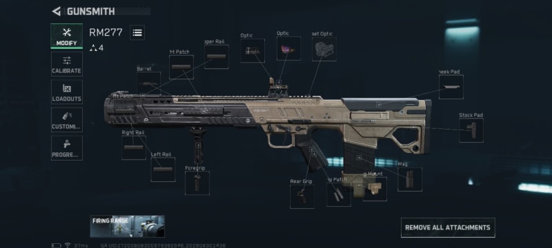 Build screenshot