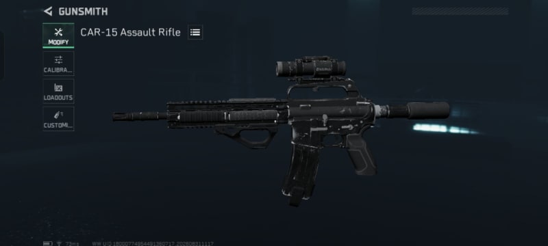 Build screenshot