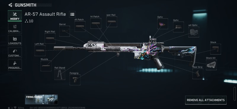 Build screenshot
