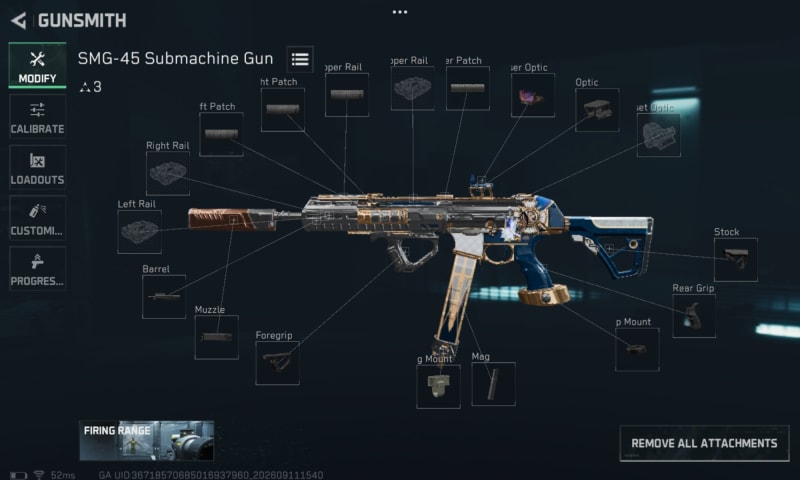 Build screenshot
