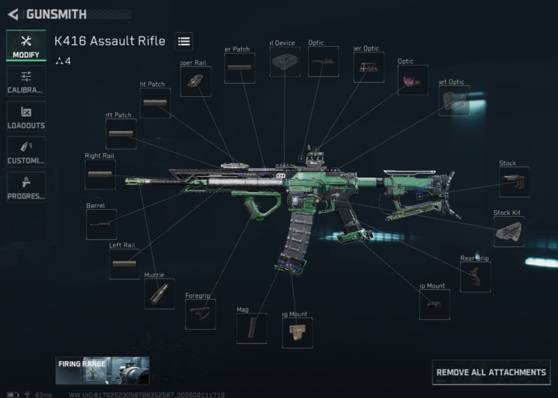 Build screenshot