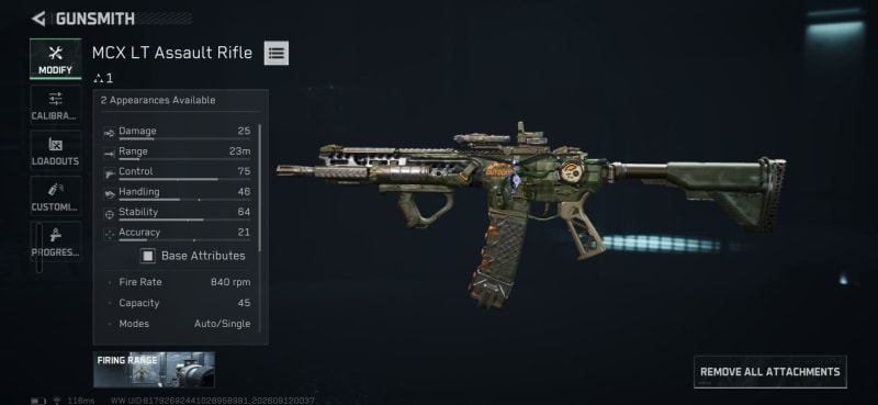 Build screenshot