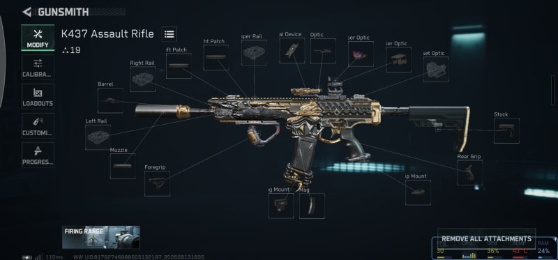Build screenshot
