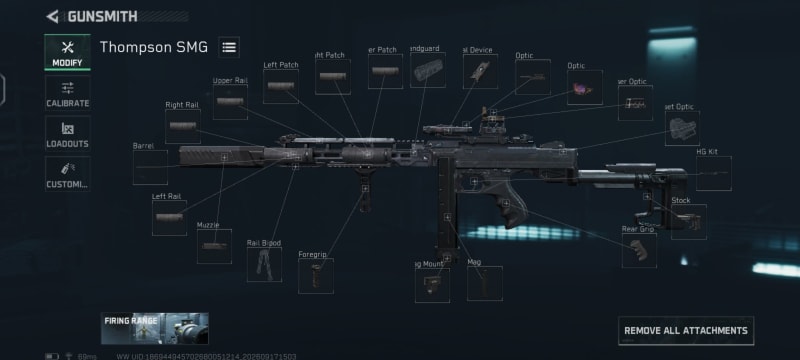 Build screenshot