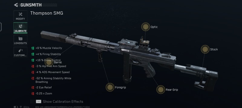 Build screenshot